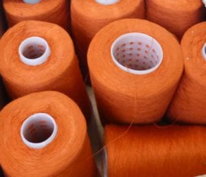 orange yarn