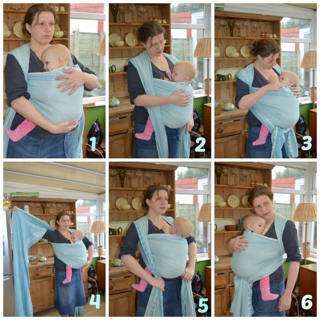 Adapting the Front Wrap Cross Carry for breastfeeding ⋆ Firespiral Slings