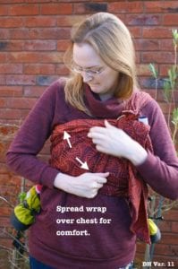 Semi Double Hammock or Back Reinforced Torso Sling Carry: Wrapping Tutorial