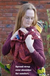 Semi Double Hammock or Back Reinforced Torso Sling Carry: Wrapping Tutorial