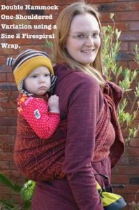 Semi Double Hammock or Back Reinforced Torso Sling Carry: Wrapping Tutorial