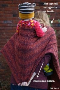 Semi Double Hammock or Back Reinforced Torso Sling Carry: Wrapping Tutorial