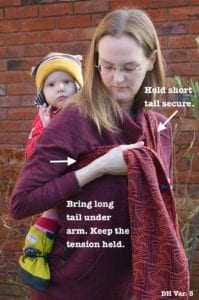 Semi Double Hammock or Back Reinforced Torso Sling Carry: Wrapping Tutorial