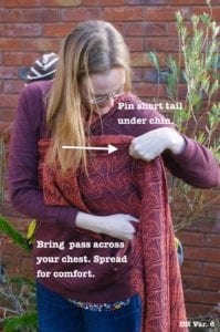 Semi Double Hammock or Back Reinforced Torso Sling Carry: Wrapping Tutorial