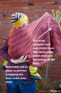 Semi Double Hammock or Back Reinforced Torso Sling Carry: Wrapping Tutorial