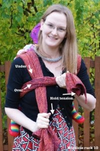 Knotless Ruck or Ruck Tied Under Bum: Wrapping Tutorial