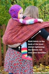 Knotless Ruck or Ruck Tied Under Bum: Wrapping Tutorial