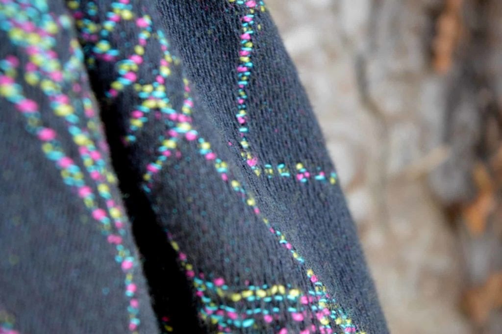 CMYK weft wraps - an optical illusion!
