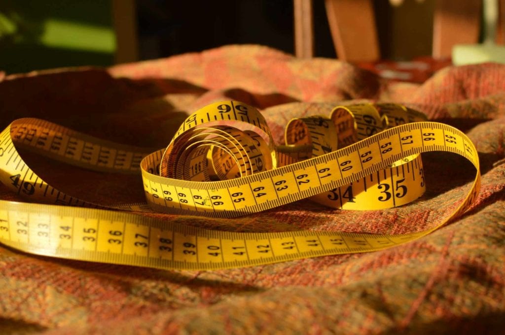 Measuring a Woven Wrap: Soft Tape Measure in Hand (STIH)