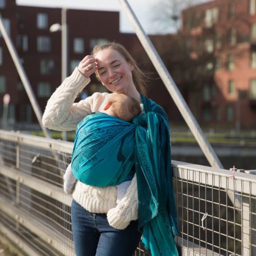 Night's Watch Cyano Charters Moss woven wrap