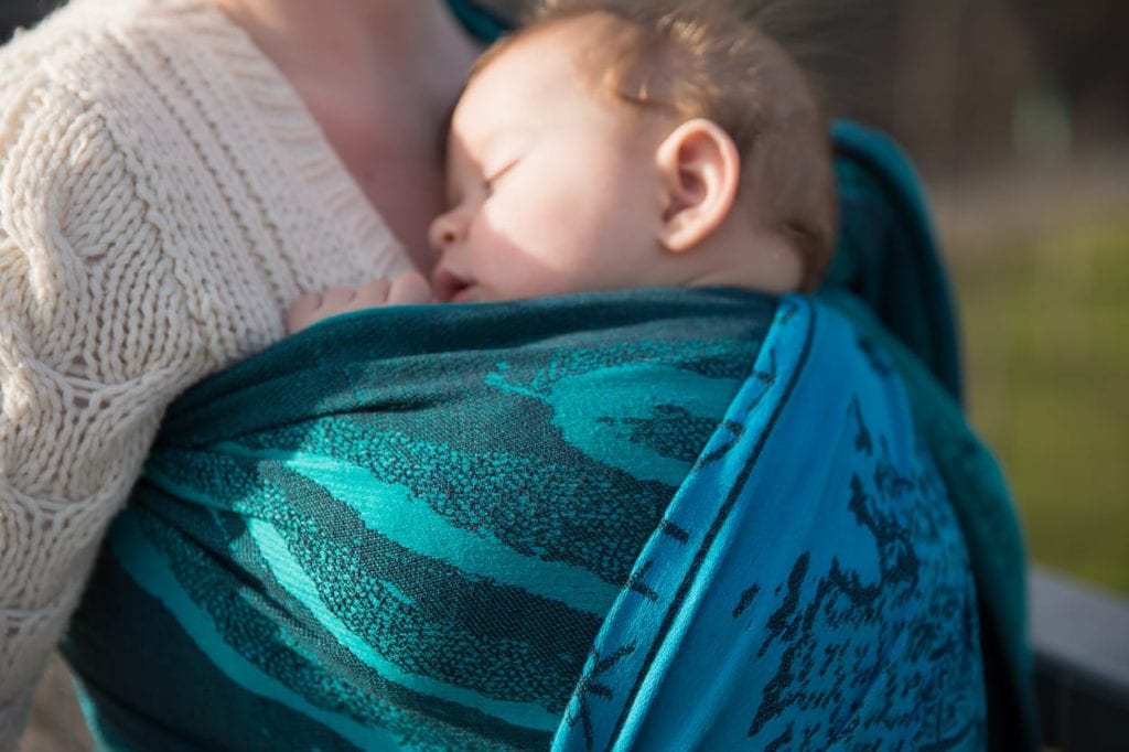 Night's Watch Cyano Charters Moss woven wrap