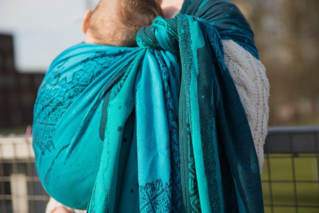 Night's Watch Cyano Charters Moss woven wrap