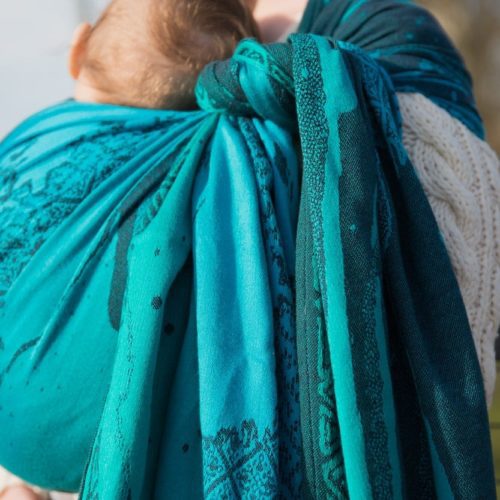 Night's Watch Cyano Charters Moss woven wrap