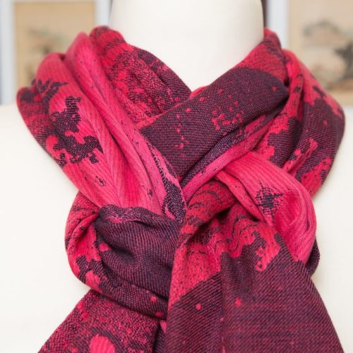 Alternative view of Flat Scarf from Night's Watch Sunset Seafoam