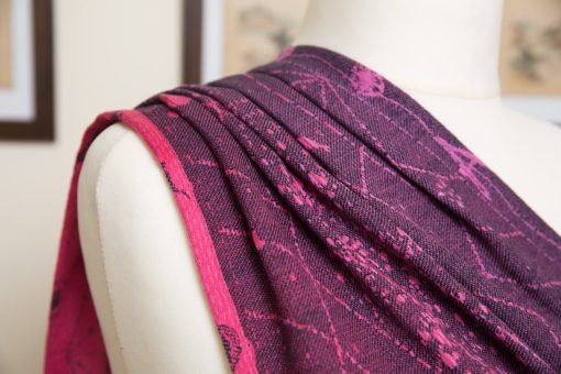 Pink Grad Navy Starmap scarf