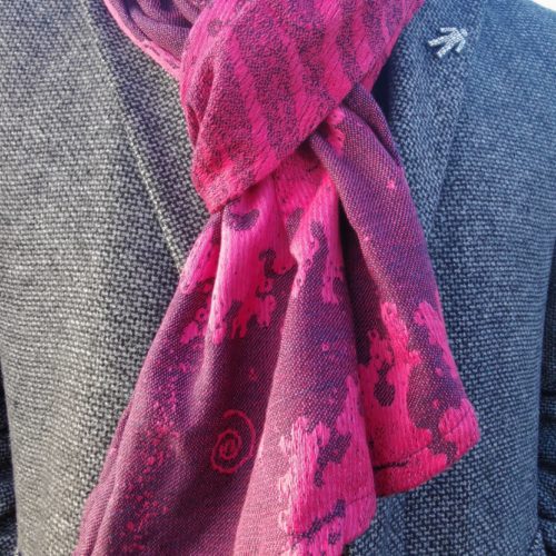 sunset seafoam scarf