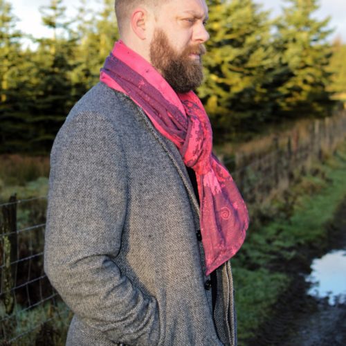 sunset seafoam scarf