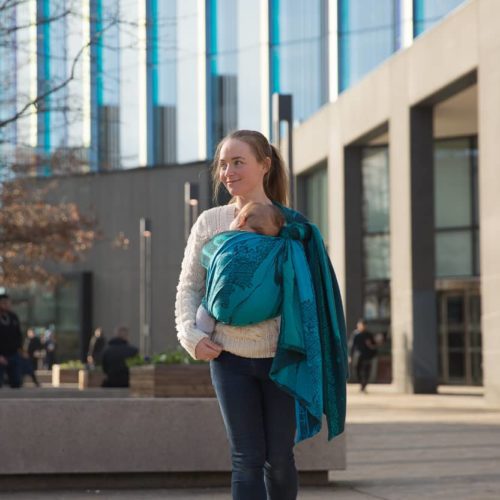 Night's Watch Cyano Charters Moss woven wrap