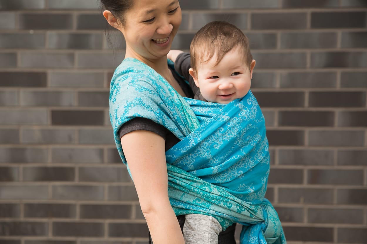 Seaspray Cyano Tentacular Spectacular - woven wrap