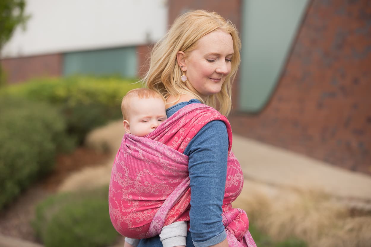 Seaspray Sunset Tentacular Spectacular - woven wrap