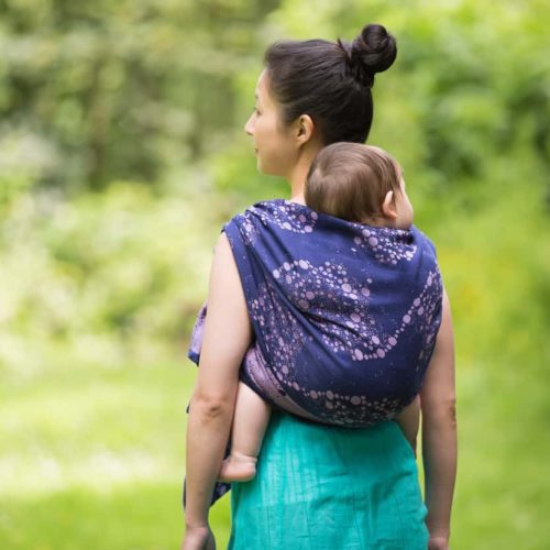 Blossoms Twilight Tourbillon Woven Wrap Baby Carriers