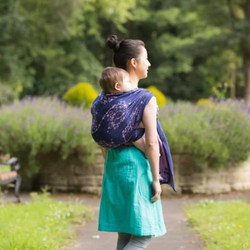 Blossoms Twilight Tourbillon Woven Wrap Baby Carriers