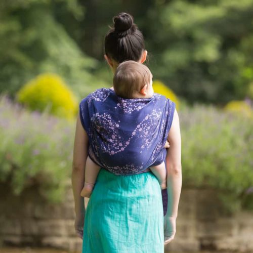 Blossoms Twilight Tourbillon Woven Wrap Baby Carriers
