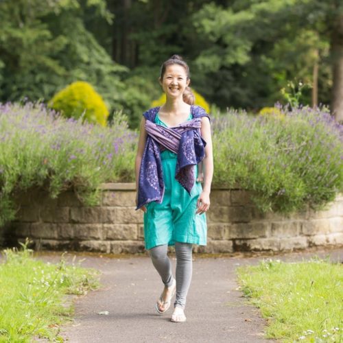 Blossoms Twilight Tourbillon Woven Wrap Baby Carriers