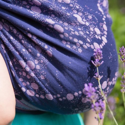 Blossoms Twilight Tourbillon Woven Wrap Baby Carriers