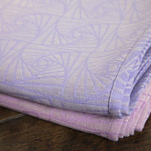 Astral Pink Moon Curves of Pursuit Woven Wrap Baby Carriers