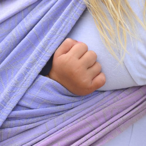 Astral Pink Moon Curves of Pursuit Woven Wrap Baby Carriers