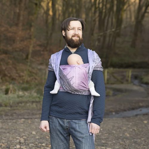 Greystoke Pink Moon Winter Hill Woven Wrap Baby Carriers