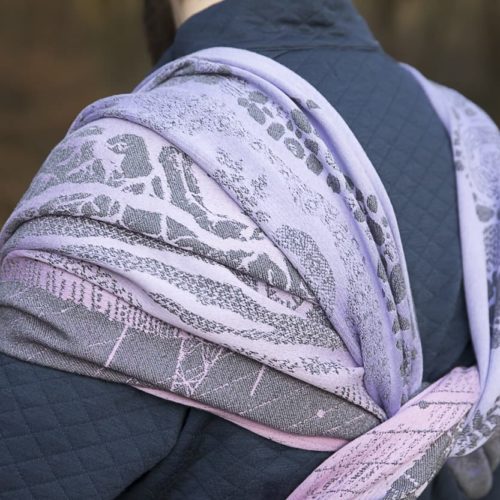 Greystoke Pink Moon Winter Hill Woven Wrap Baby Carriers