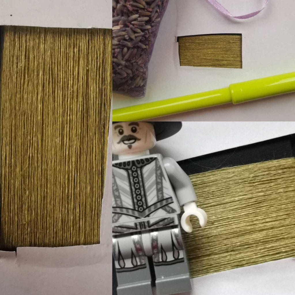 yellow-green linen swatch