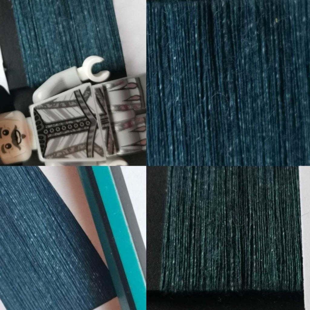 teal linen swatch