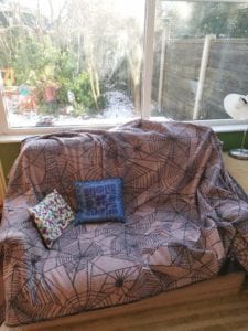 CMYK Obsidian Gossamer Blanket