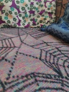 CMYK Obsidian Gossamer Blanket