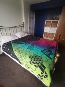 bifrost obsidian geode blanket