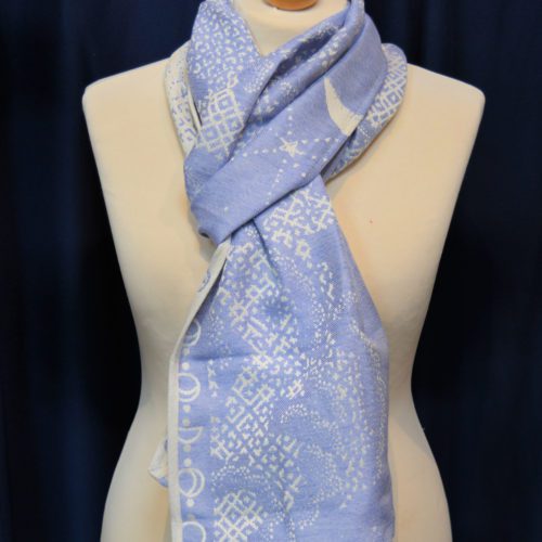 flat scarf from sleepydust cirrus nocturne