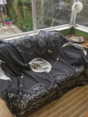 silver obsidian nocturne blanket