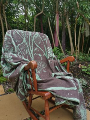 woodsprite Burnish Birch Trees Blanket