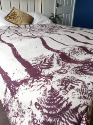 Dryad Dendron Birch Trees Blanket