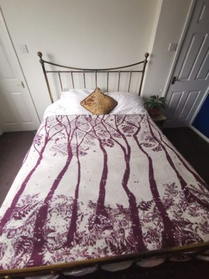 Dryad Dendron Birch Trees Blanket