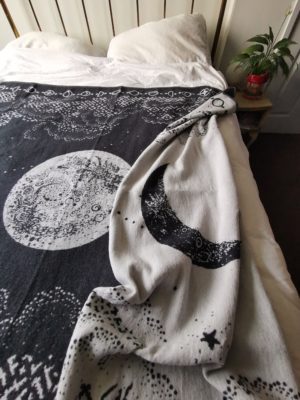 silver obsidian nocturne blanket
