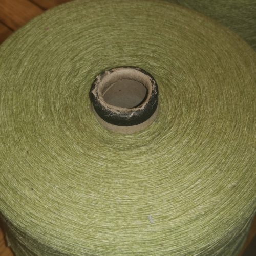 moss green yarn cone