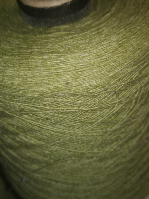 moss green yarn cone