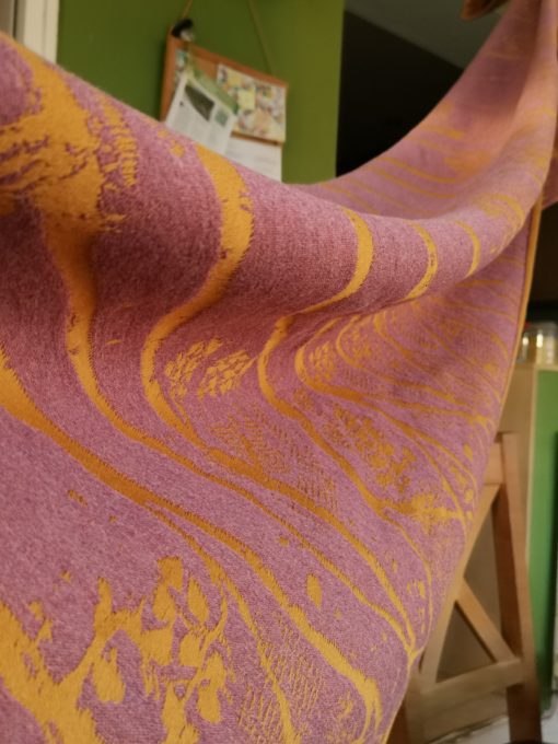 Flat Scarf from Nightshade Sunhaze Birch Trees - Image 3