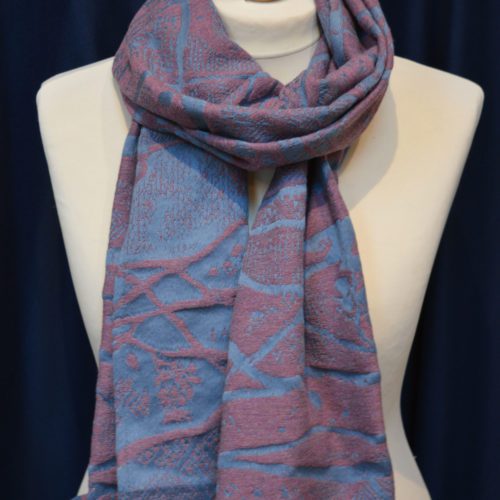Flat Scarf from Nightshade Stargaze Birch Trees