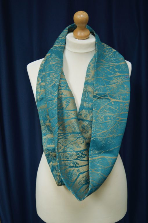 Double Loop Scarf from Halcyon Chryso Birch Trees