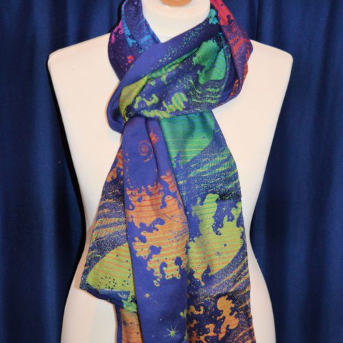 Flat Scarf from Bifrost Twilight Seafoam